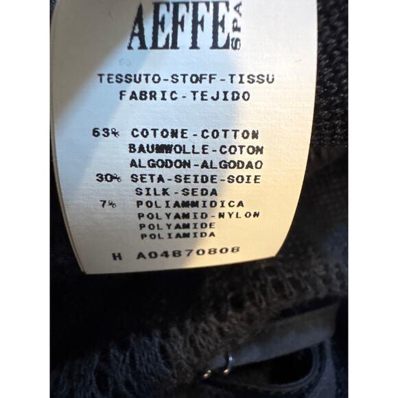 Vintage Moschino Cheap & Chic Size 10 Silk Blend Black Ruffle Lace Slip Dress - Picture 11 of 11